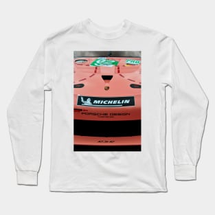 Pink Pig Germans Sports Motor Car Long Sleeve T-Shirt